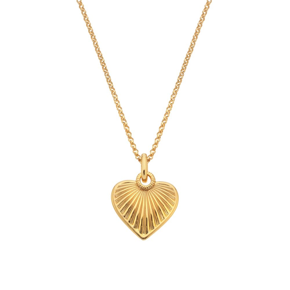 Hot Diamonds Golden Edit Essence Heart Pendant