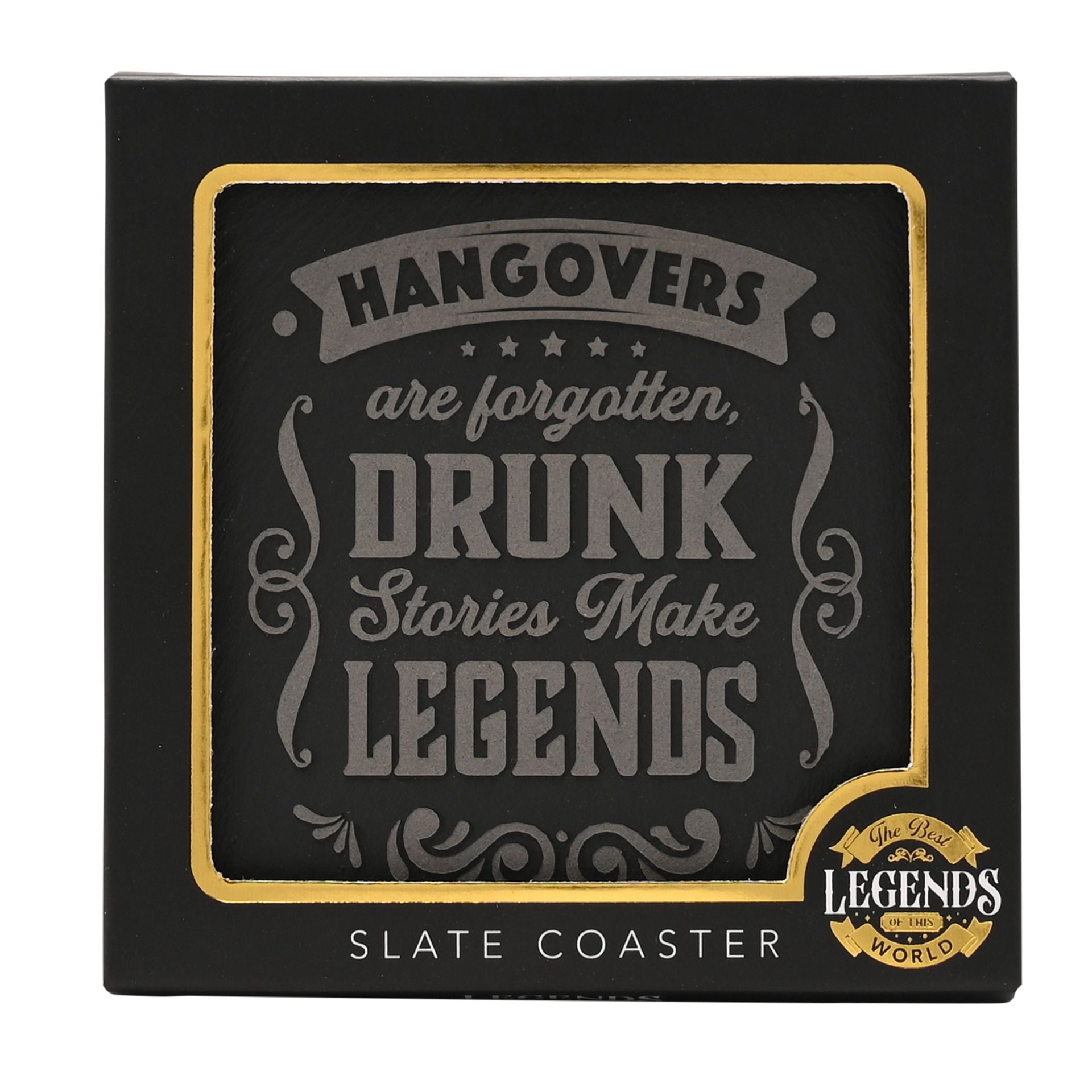 Harvey Makin Legend Slate Coaster - Hangover