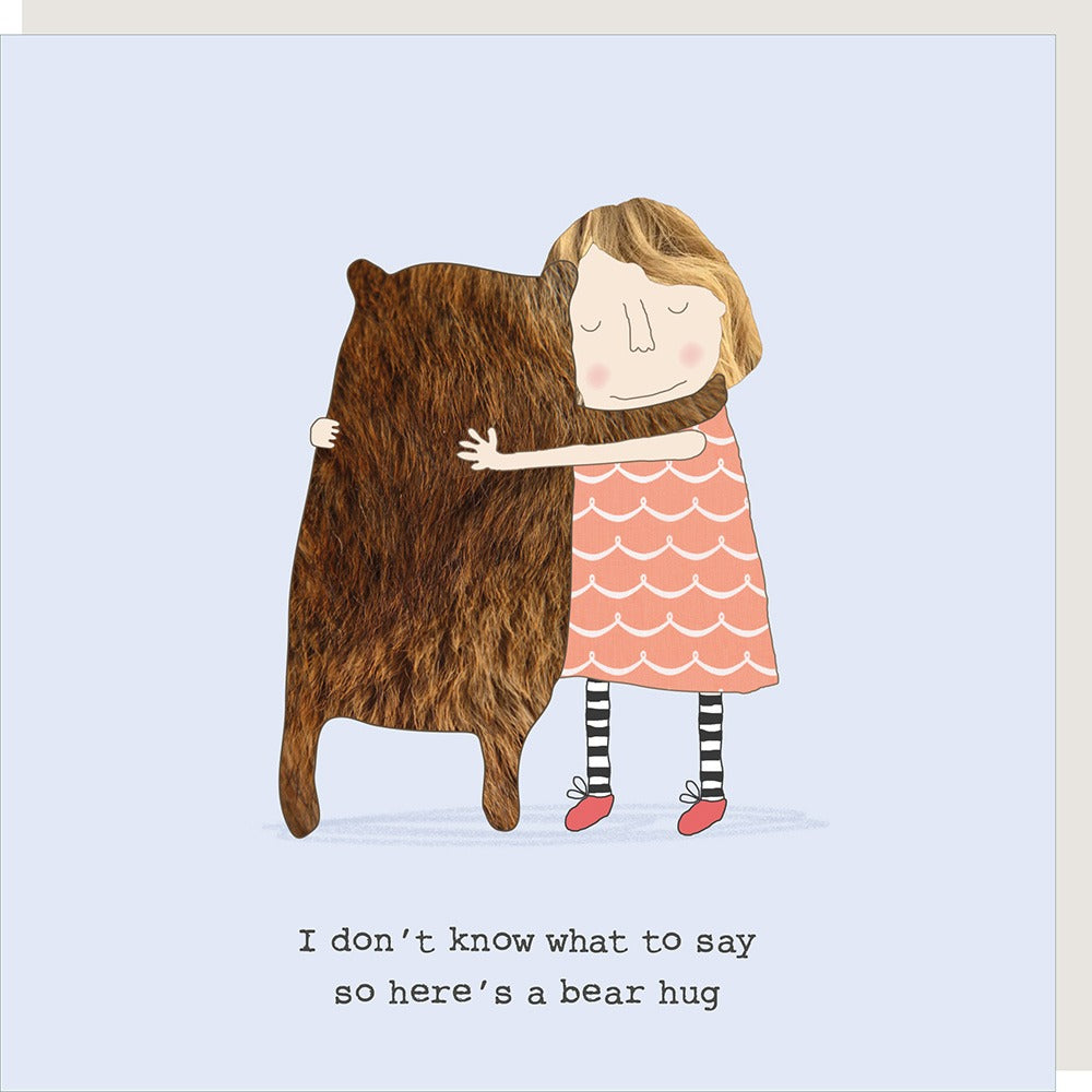 Rosie Made A Thing Bear Hug Thinking Of You Card