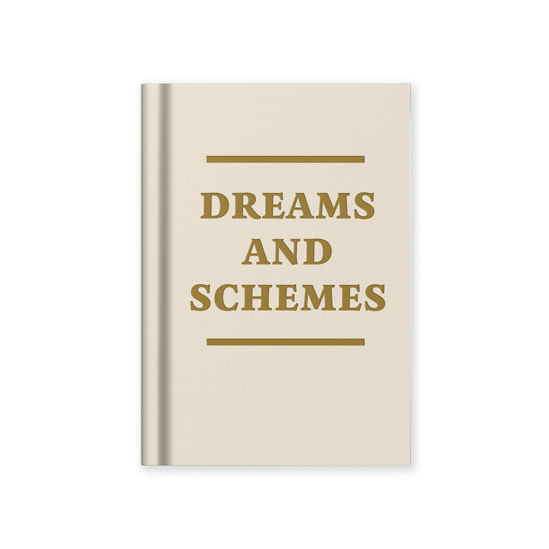 Fabric Hardback Notebook - Dreams and Schemes