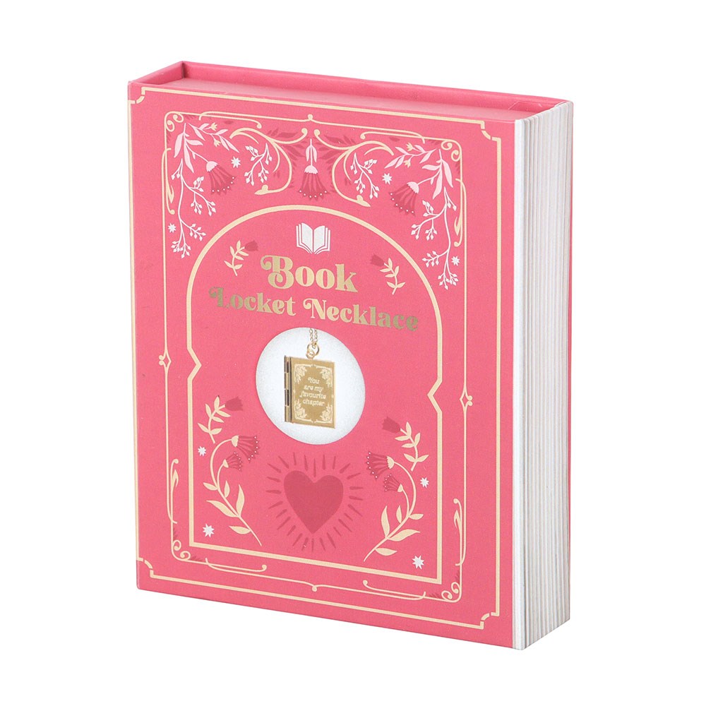 Book Shaped Locket Necklace