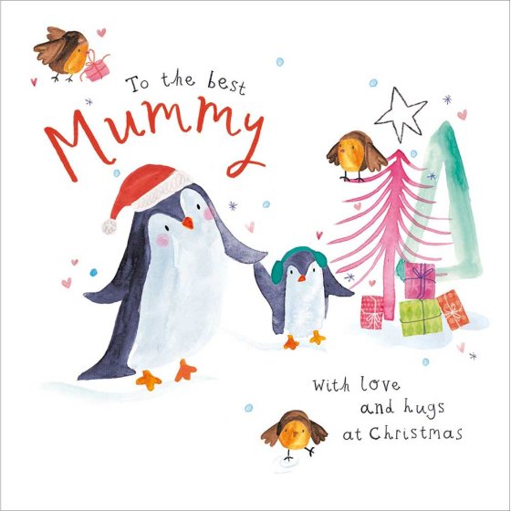 Fruit Juice Best Mummy Christmas Card