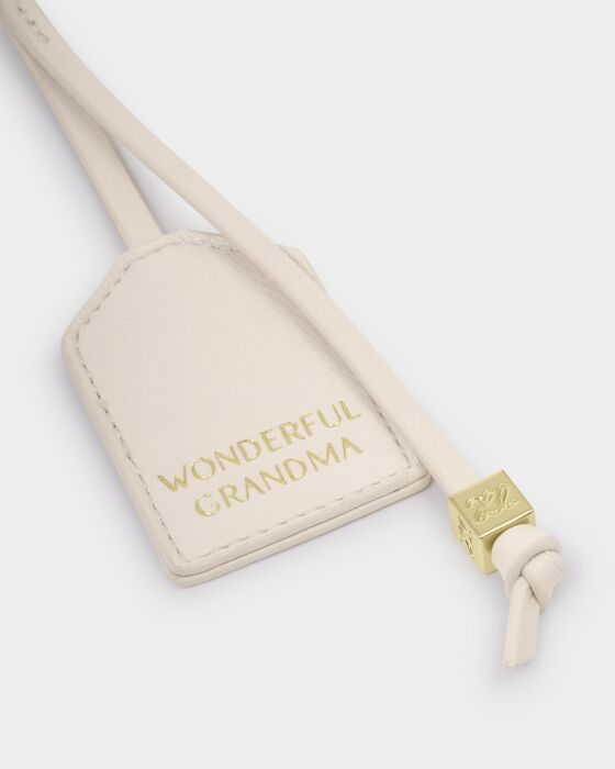 Katie Loxton Sentiment Tag Keyring - Wonderful Grandma - More Than Just a Gift | Narborough Hall