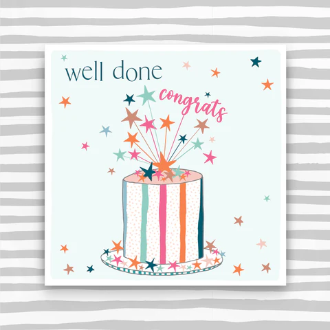 Flutter on the Breeze Well Done Card