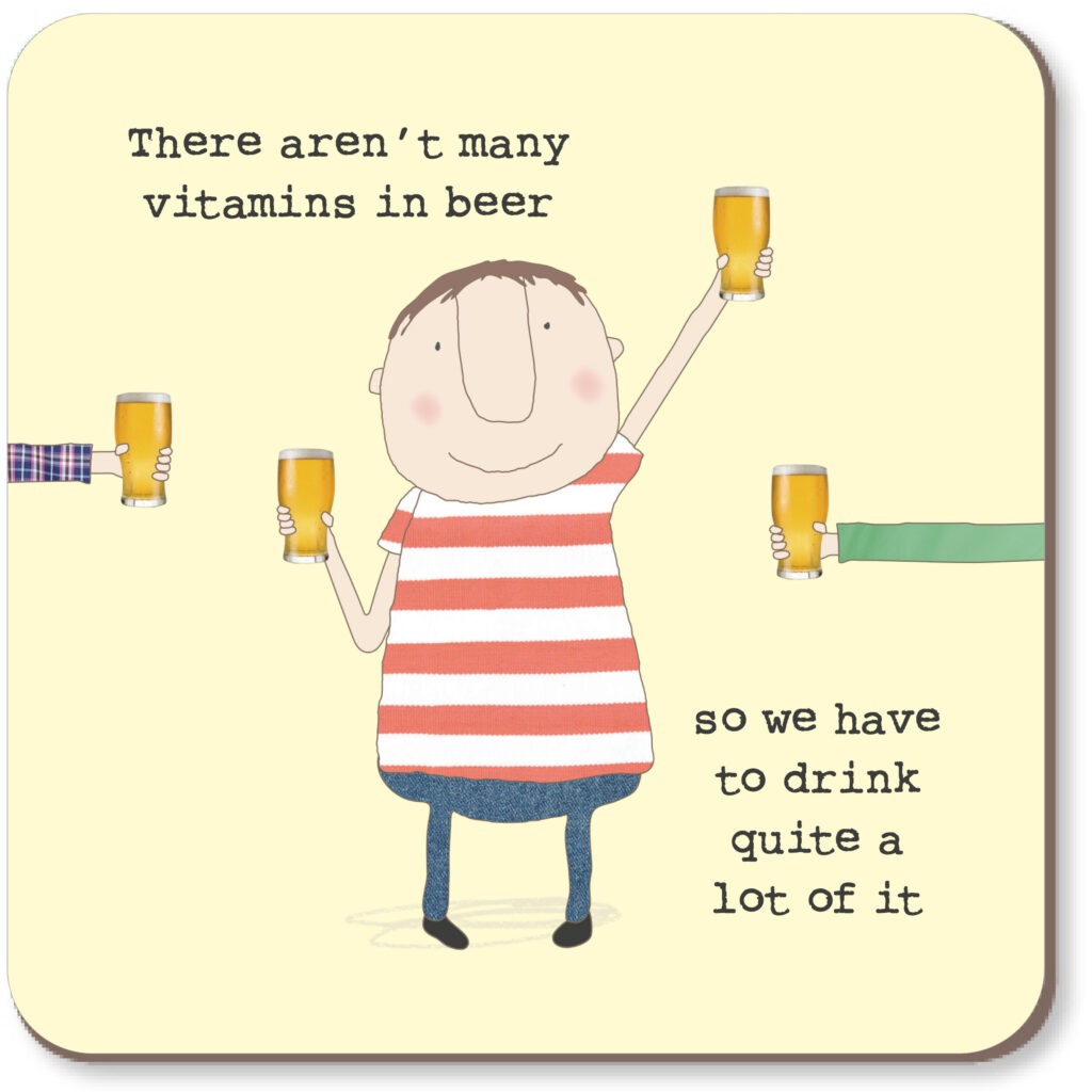 Rosie Made a Thing Vitamins Coaster