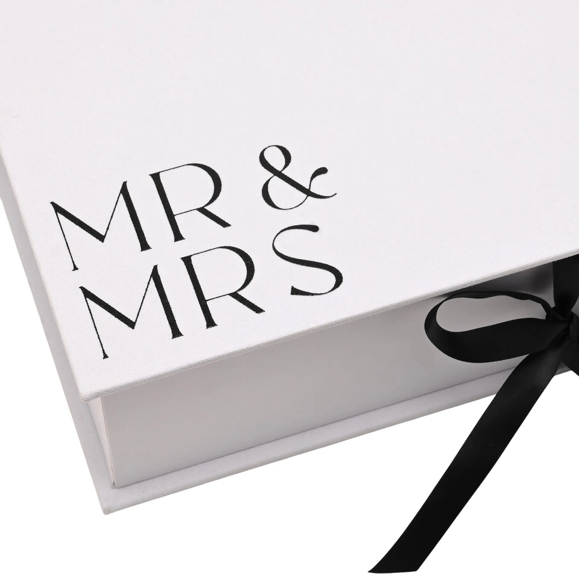 Amore Linen Mr & Mrs Keepsake Box