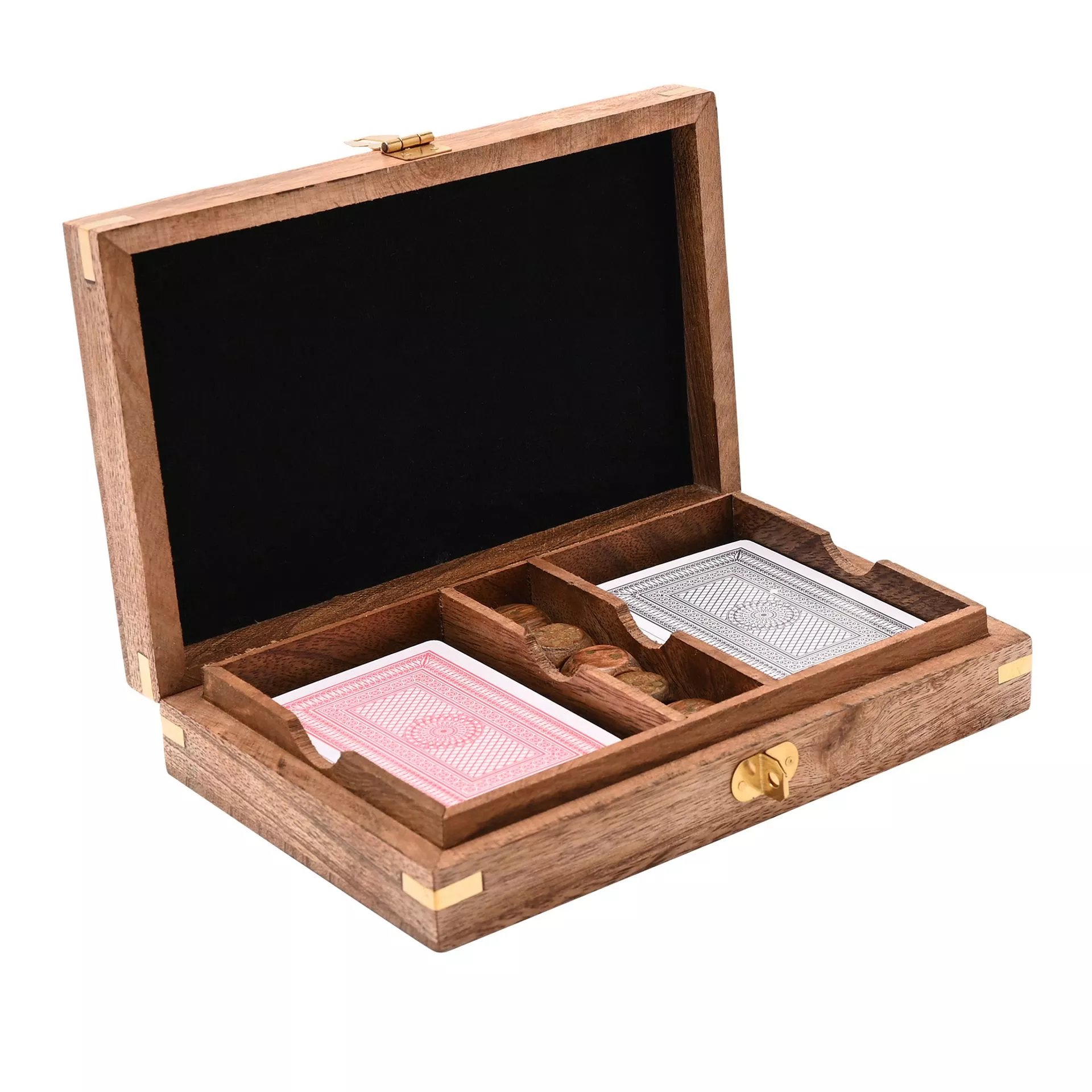 Harvey Makin Wooden Game Set - Cards & Dice