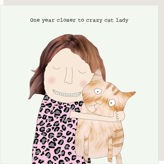 Rosie Made a Thing Cat Lady Card - More Than Just a Gift | Narborough Hall
