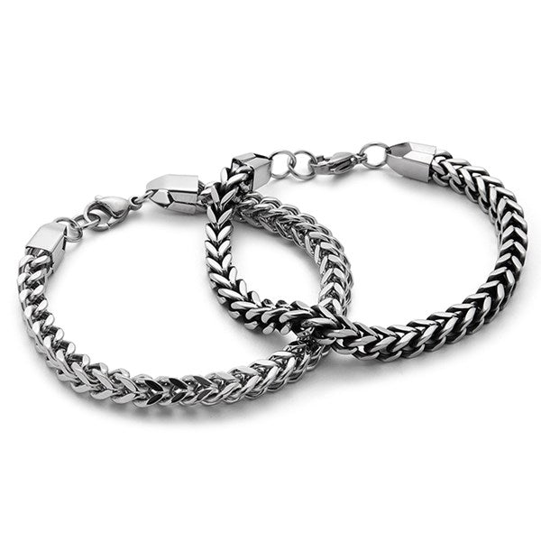 Equilibrium Flat Curb Link Men's Bracelet