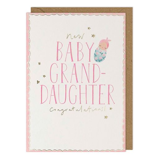 Reflections New Baby Granddaughter Card