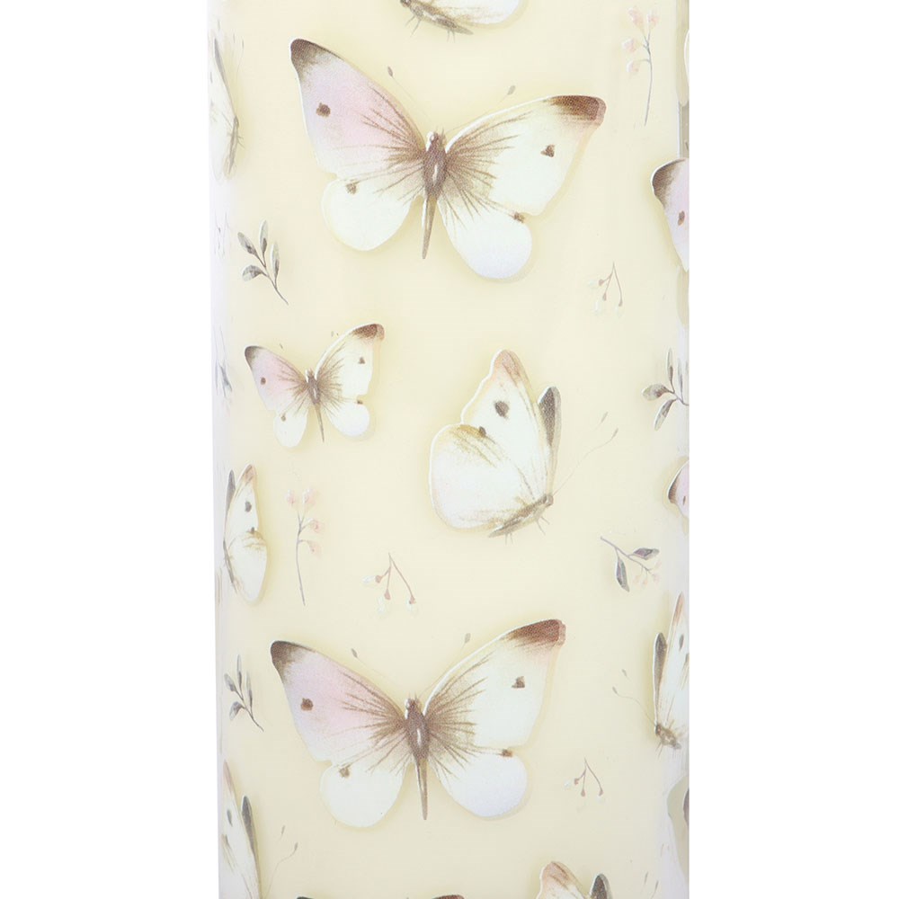 White Butterfly Vanilla Tube Candle