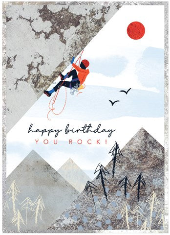 Cobalt You Rock Birthday Card