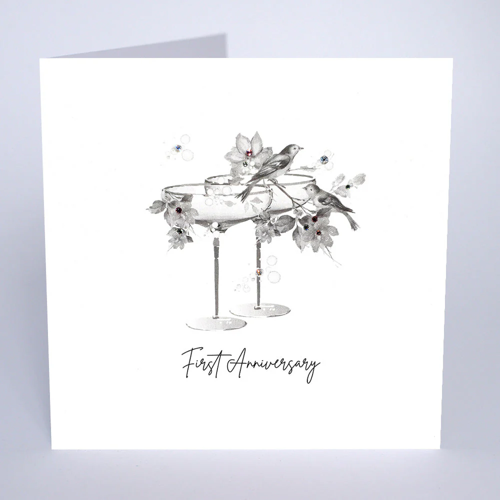 Star Light First Anniversary Card