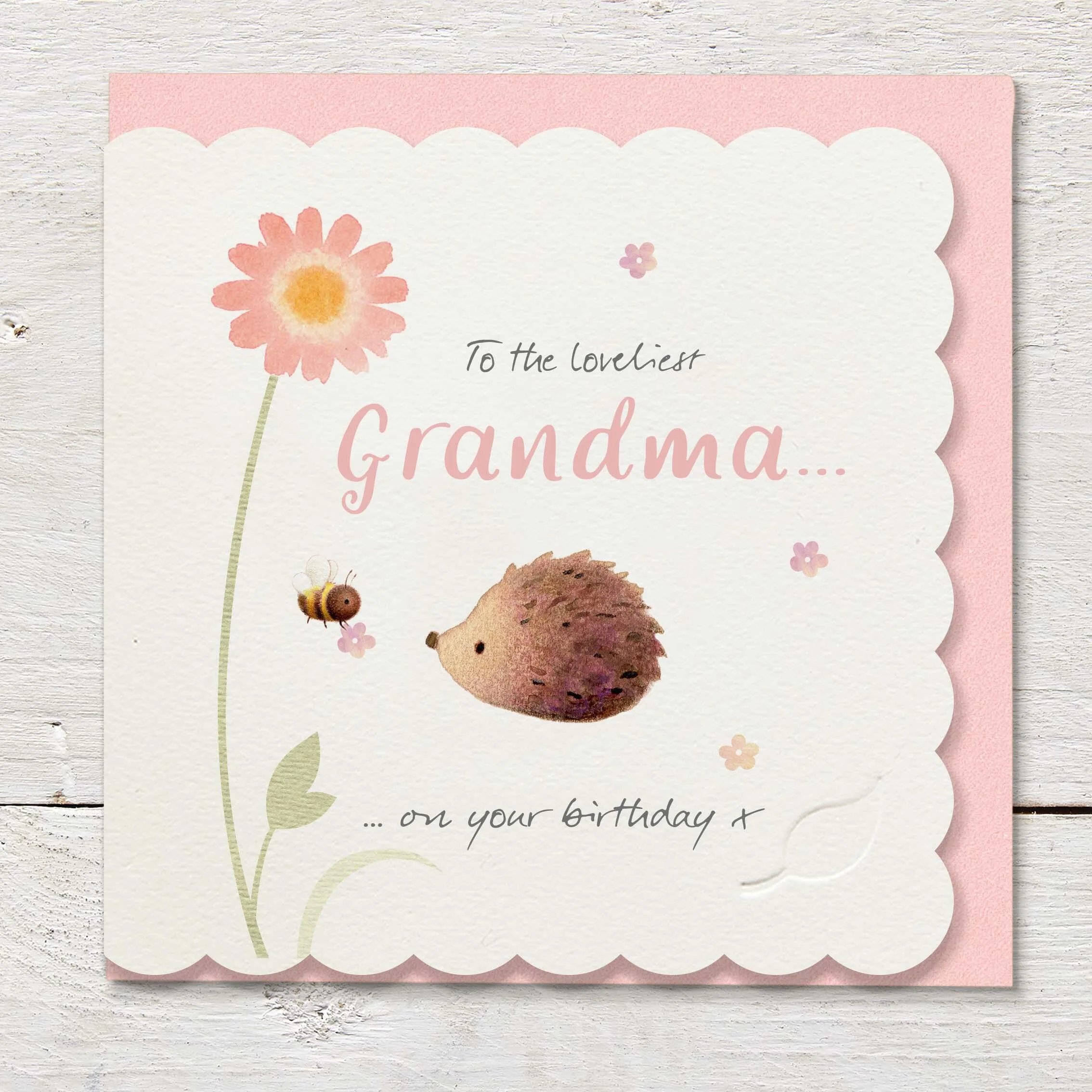 Ginger Betty Touch of Blush Loveliest Grandma Card