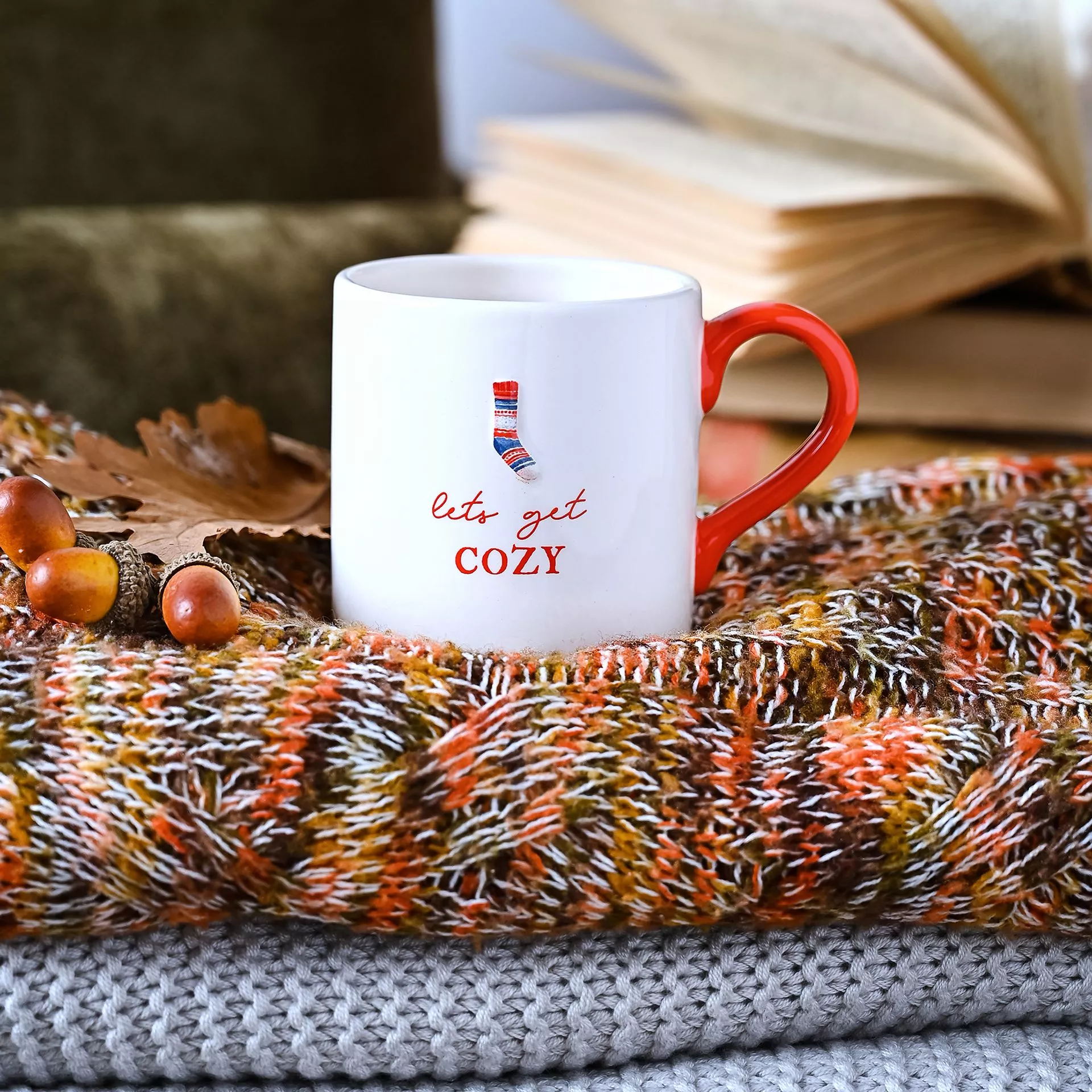 Country Living Lets Get Cosy Mug