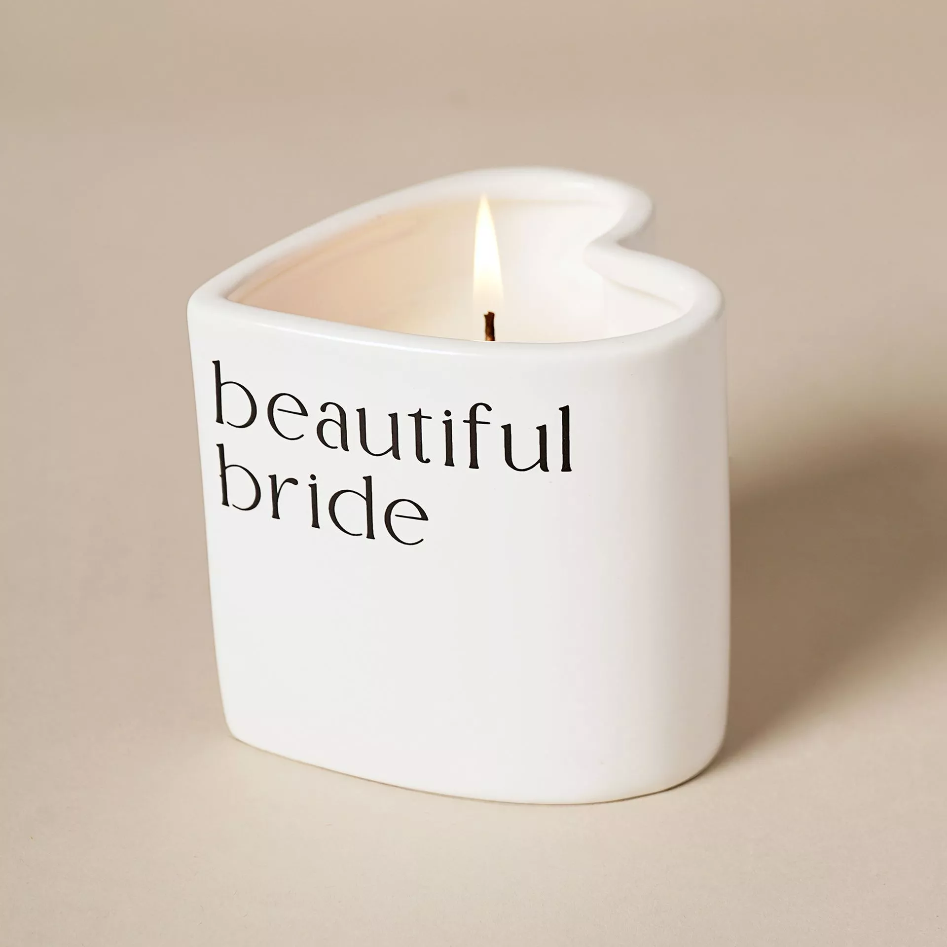 Amore Heart Candle - Bride - More Than Just a Gift | Narborough Hall