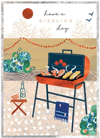 Have A Sizzling Day Birthday Card