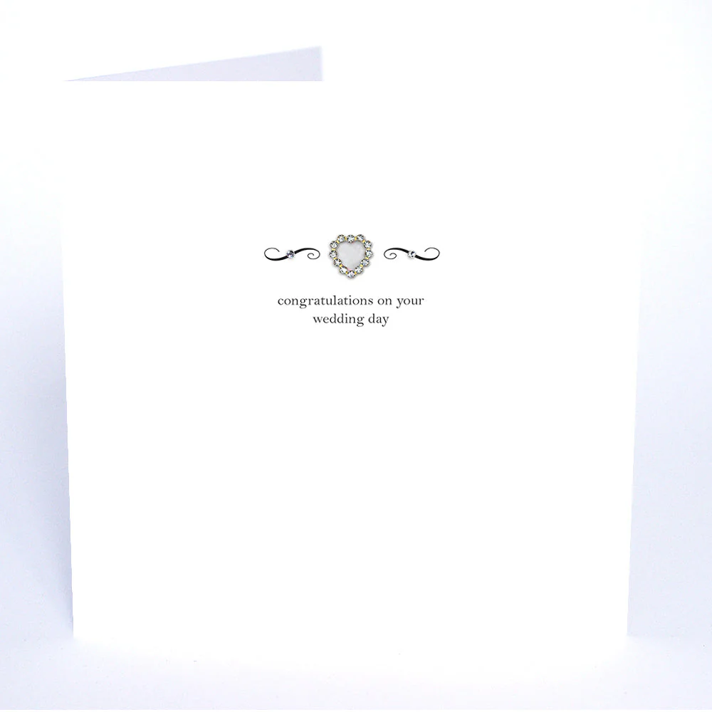 Mon Coeur Congratulations Wedding Day Card