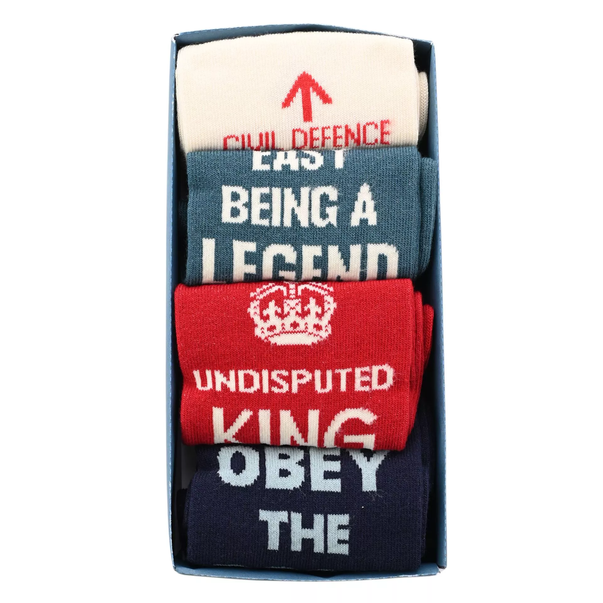 Civil Defence Socks Gift Set of 4