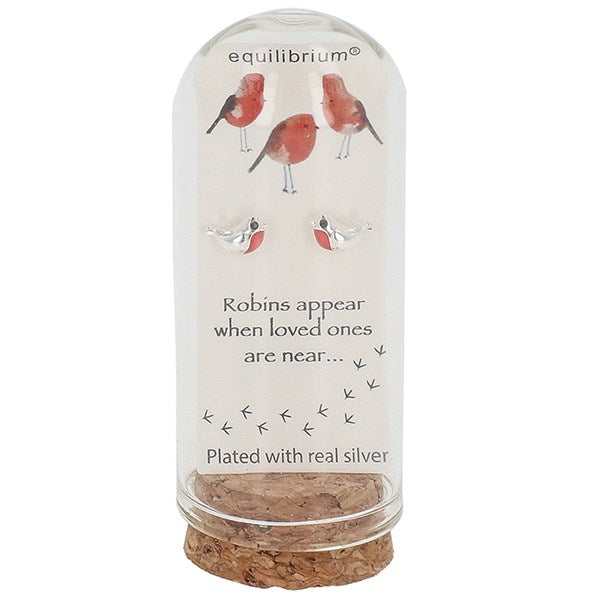Captured With Love Robins Appear Earring Jar