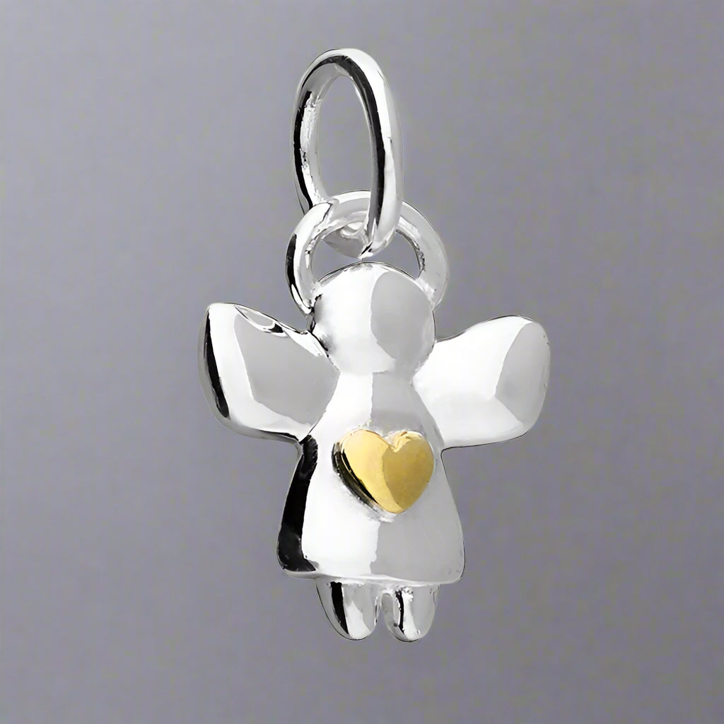 Angel Heart Sterling Silver Children's Pendant