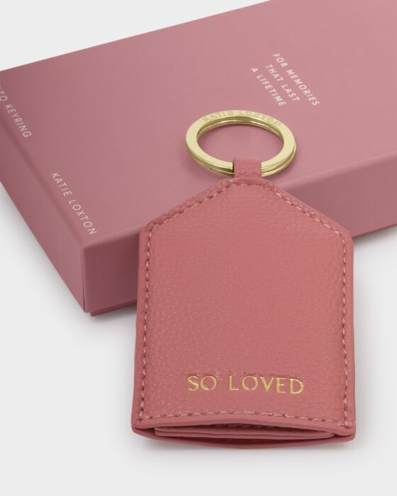 Katie Loxton Boxed Photo Keyring - So Loved - More Than Just a Gift | Narborough Hall