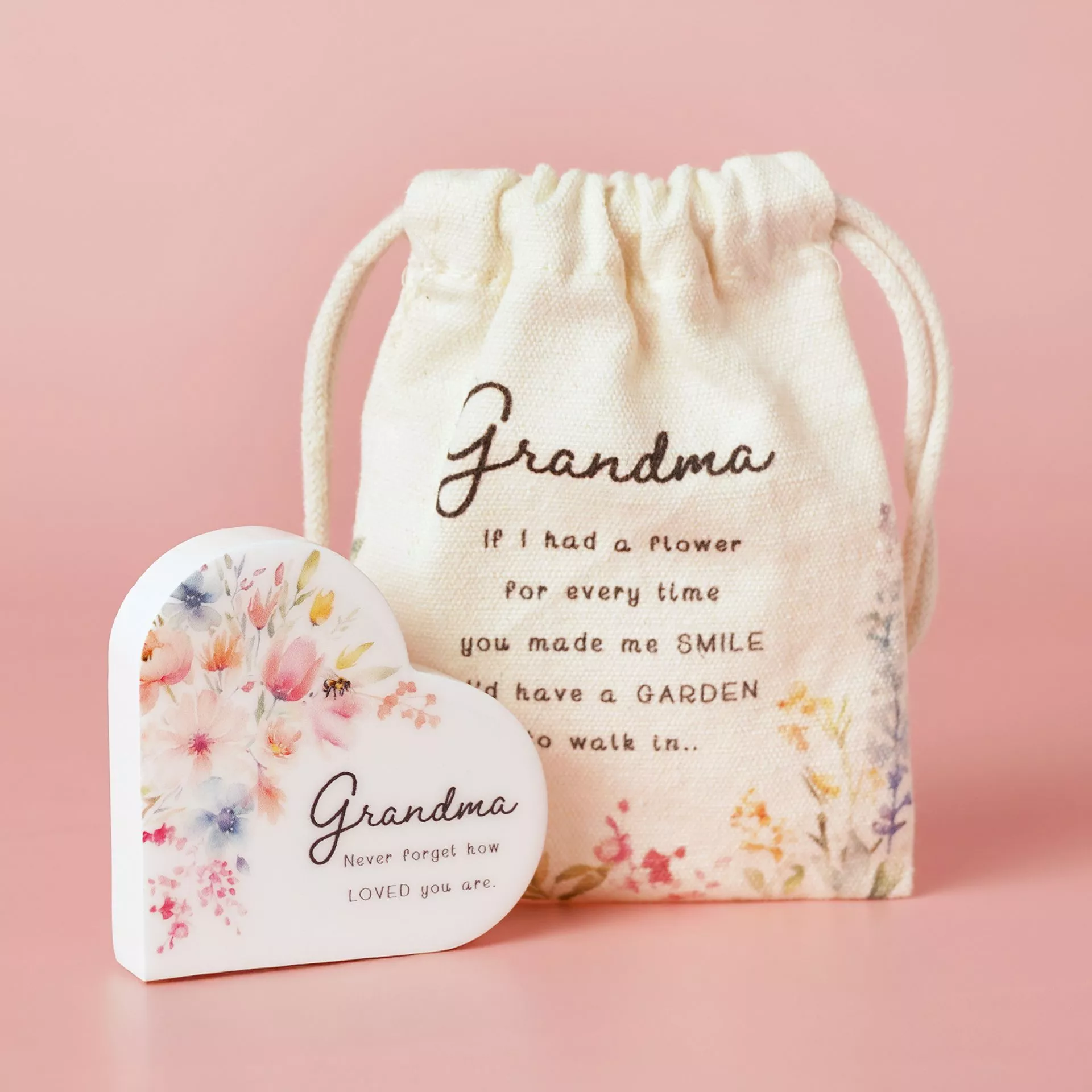 The Cottage Garden Mini Plaque - Grandma - More Than Just a Gift | Narborough Hall