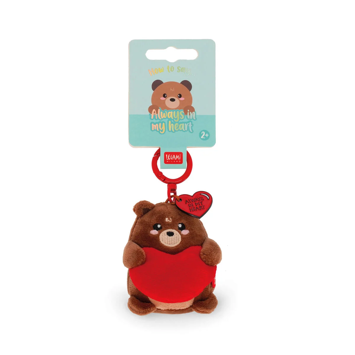 Legami Super Soft Plush Keyring - Teddy Bear