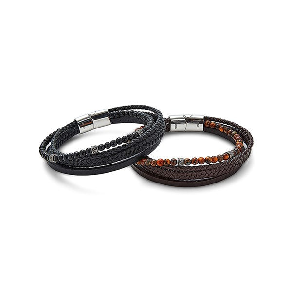 Equilibrium 4 In 1 Leather Bracelet