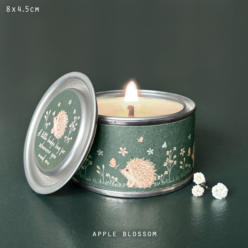 East of India Meadow Candle - Hedgehog