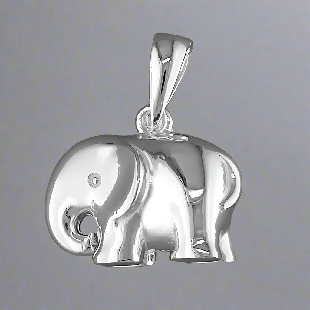 Children's Sterling Silver Elephant Necklace