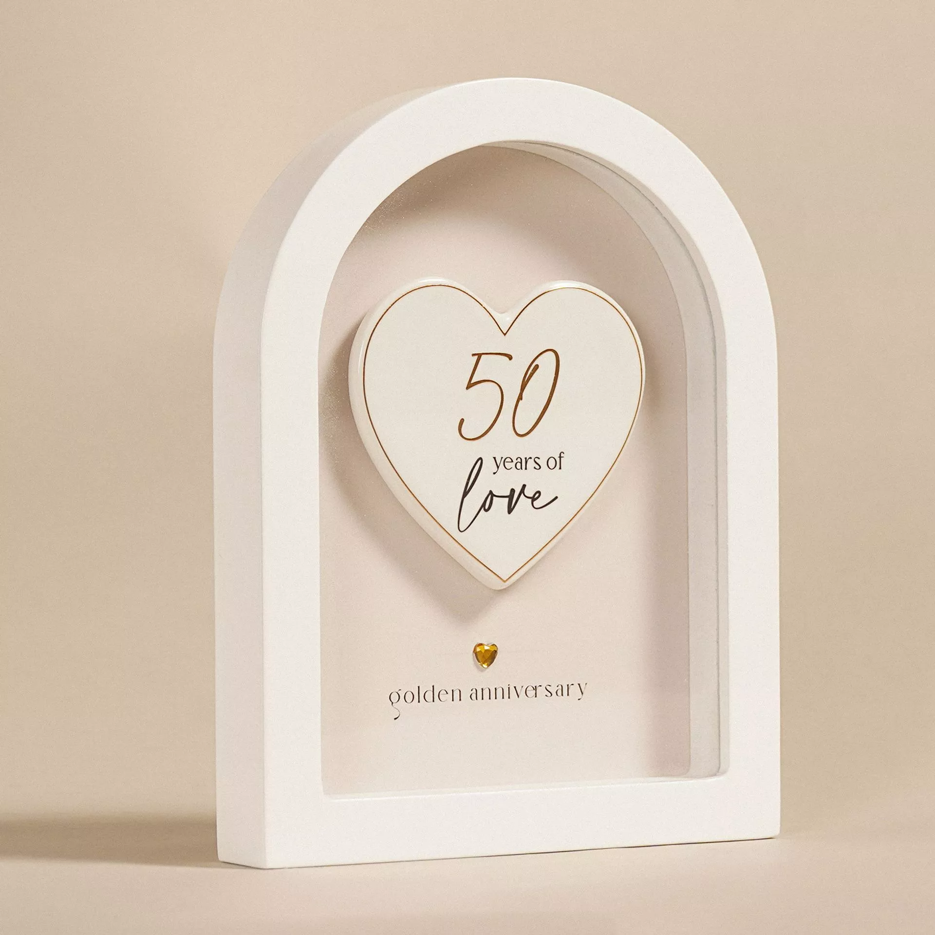 Amore Arch Plaque - 50 Years - More Than Just a Gift | Narborough Hall