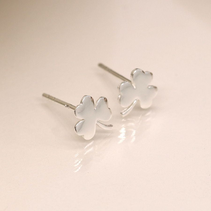 Iris & Miel Sterling Silver Clover Stud Earrings