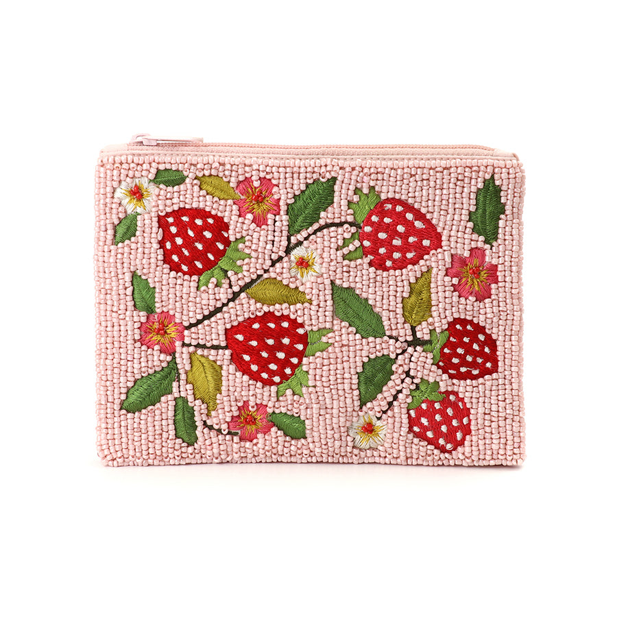 POM Pink Beaded Strawberry Plant Purse - More Than Just a Gift | Narborough Hall