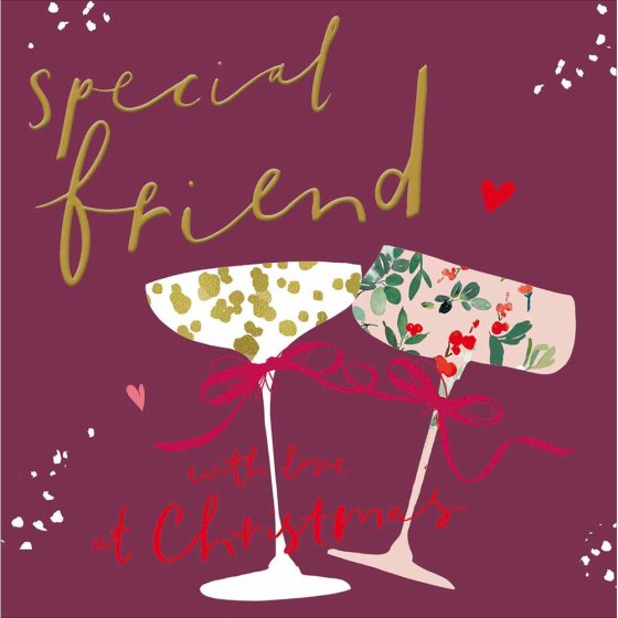 Paper Chain Special Friend Christmas Card
