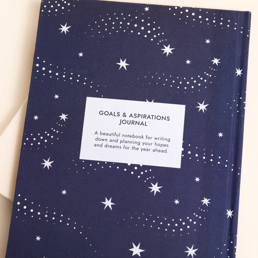 Lisa Angel Navy Celestial Goals & Aspirations Journal