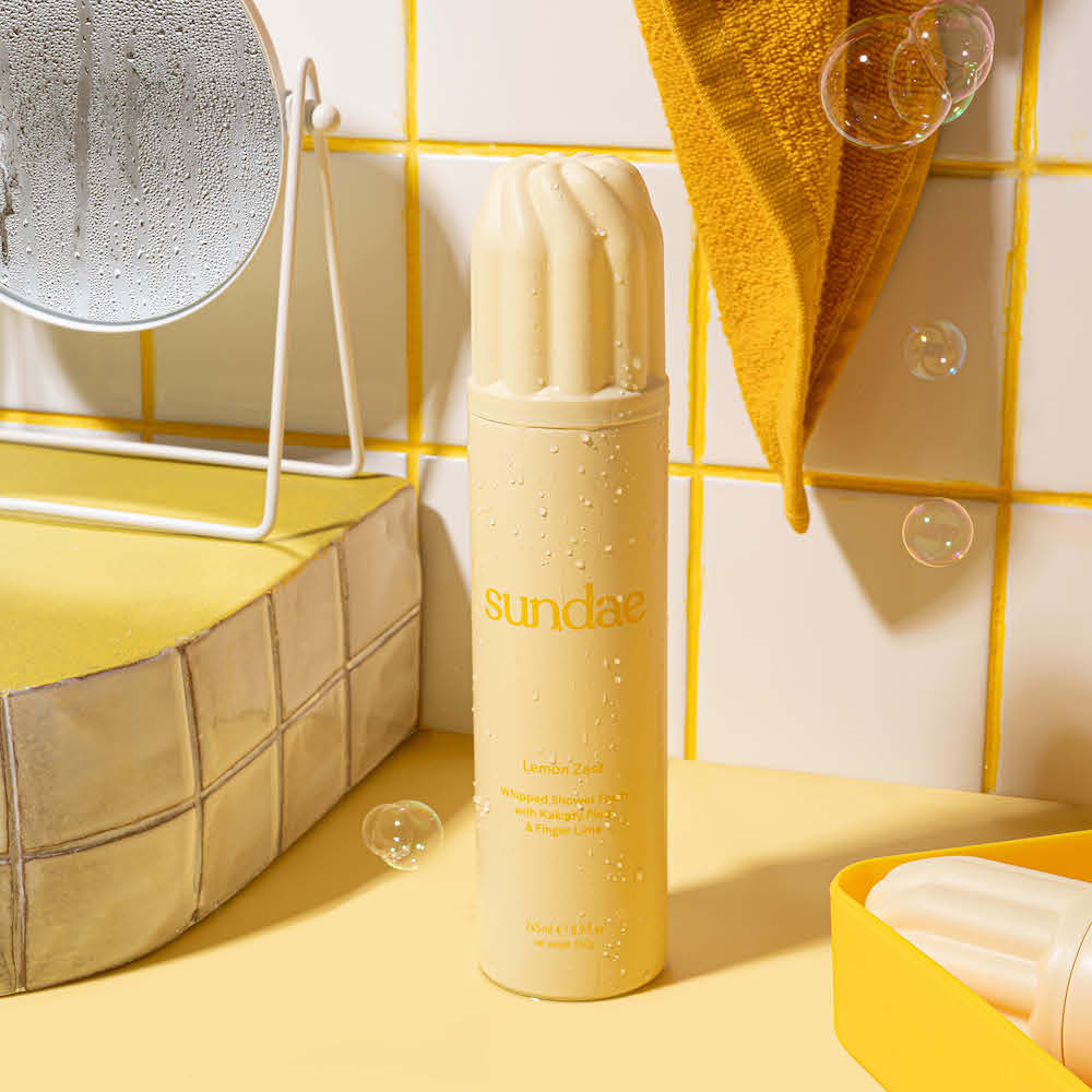 Sundae Lemon Zest Whipped Shower Foam