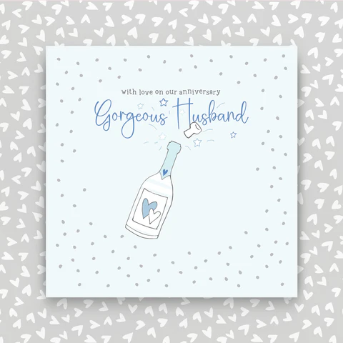 Graceful Husband Anniversary Card