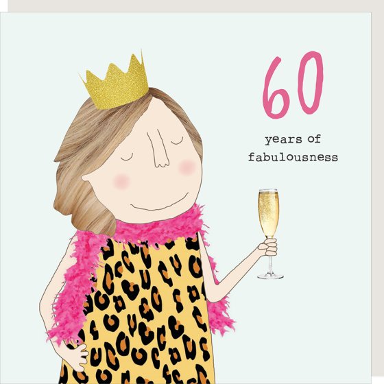 Rosie Made a Thing 60 Girl Fabulousness Card - More Than Just a Gift | Narborough Hall