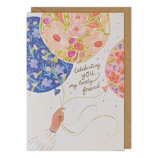 Sundancer Lovely Friend Balloons Card