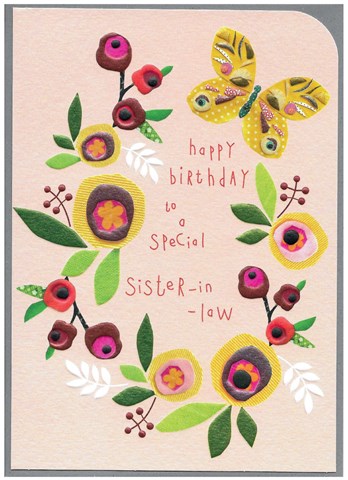 Gypsy Sister-in-Law Birthday Card