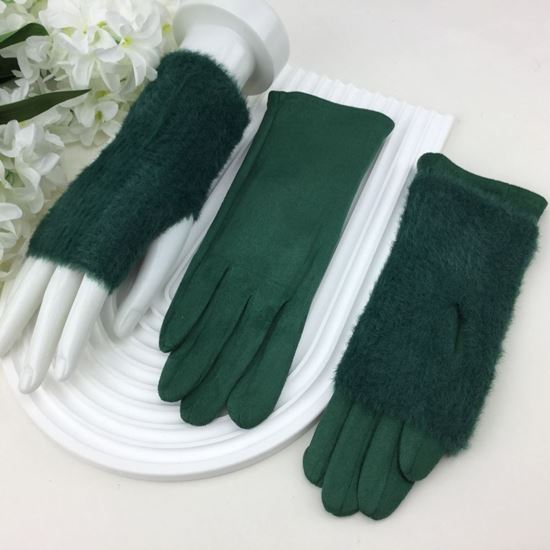 Green Double Layer Gloves