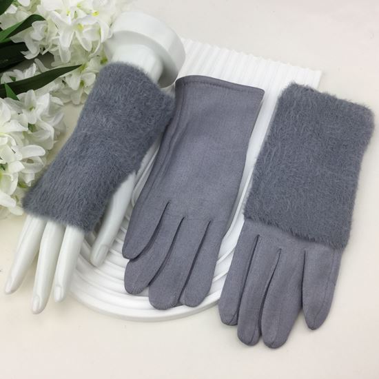 Grey Double Layer Gloves
