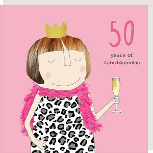 Rosie Made a Thing 50 Years Card - More Than Just a Gift | Narborough Hall