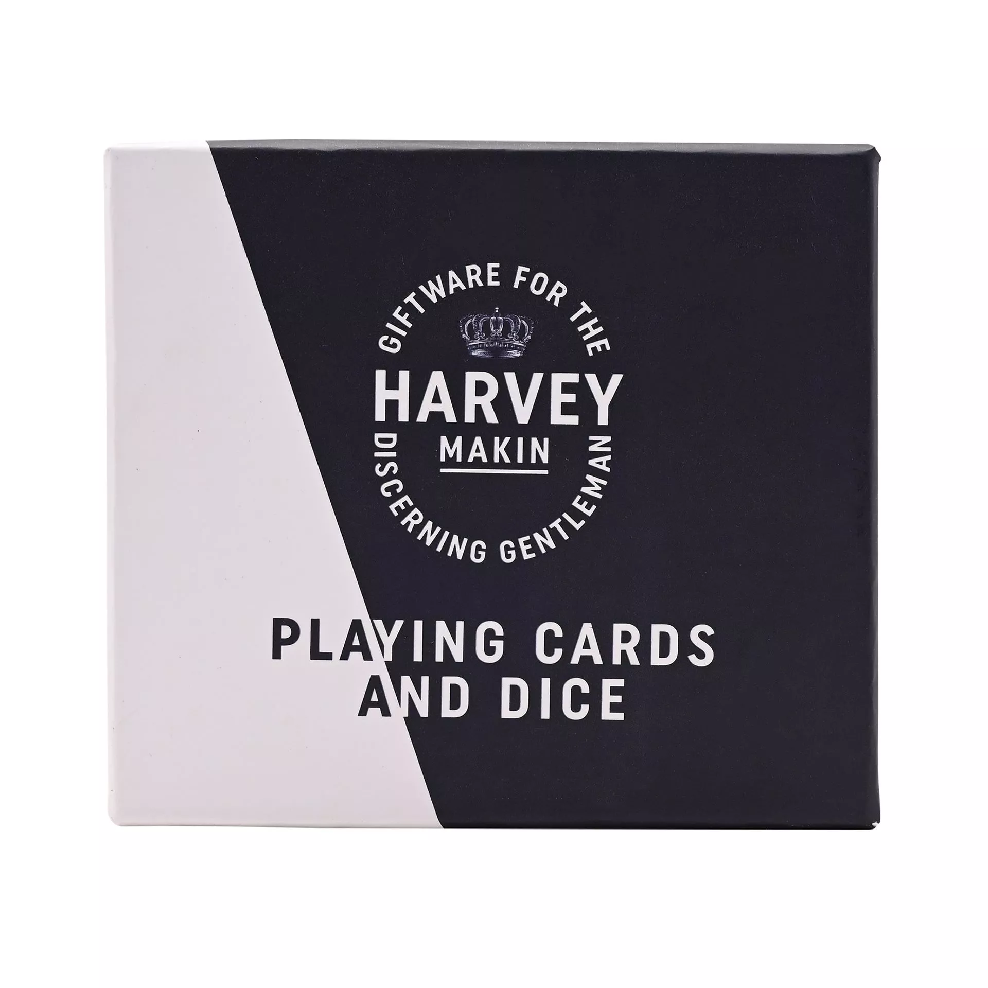 Harvey Makin Playing Cards & Dice in Wooden Box