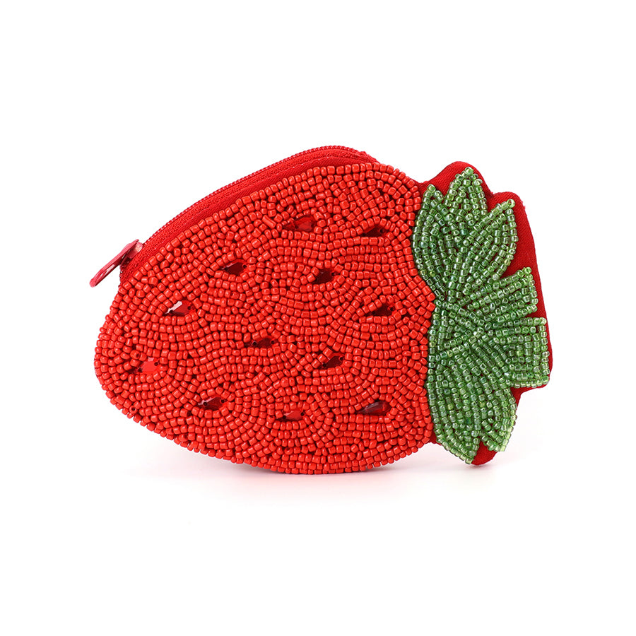 POM Beaded Red Strawberry Purse - More Than Just a Gift | Narborough Hall