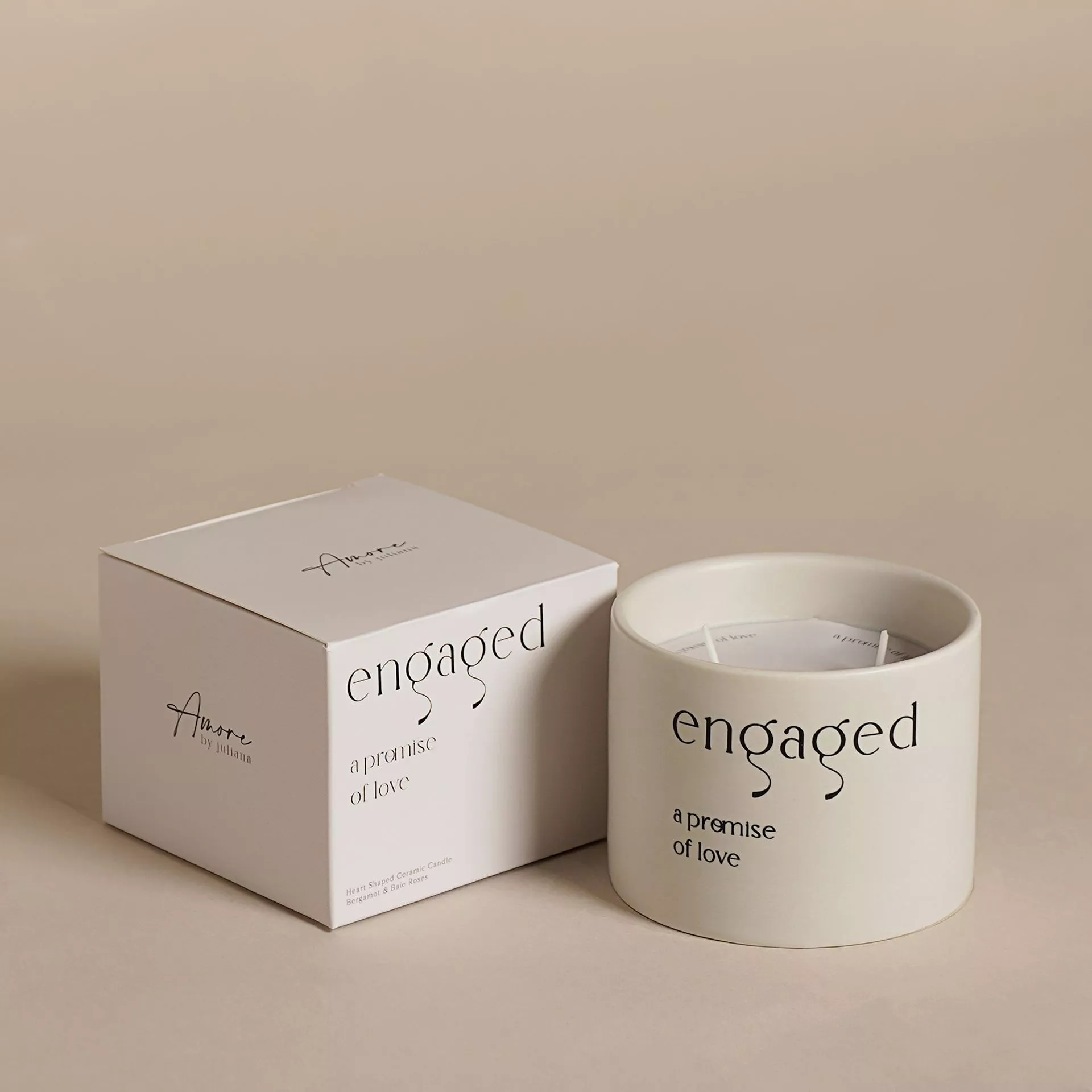 Amore Double Wick Candle - Engaged - More Than Just a Gift | Narborough Hall