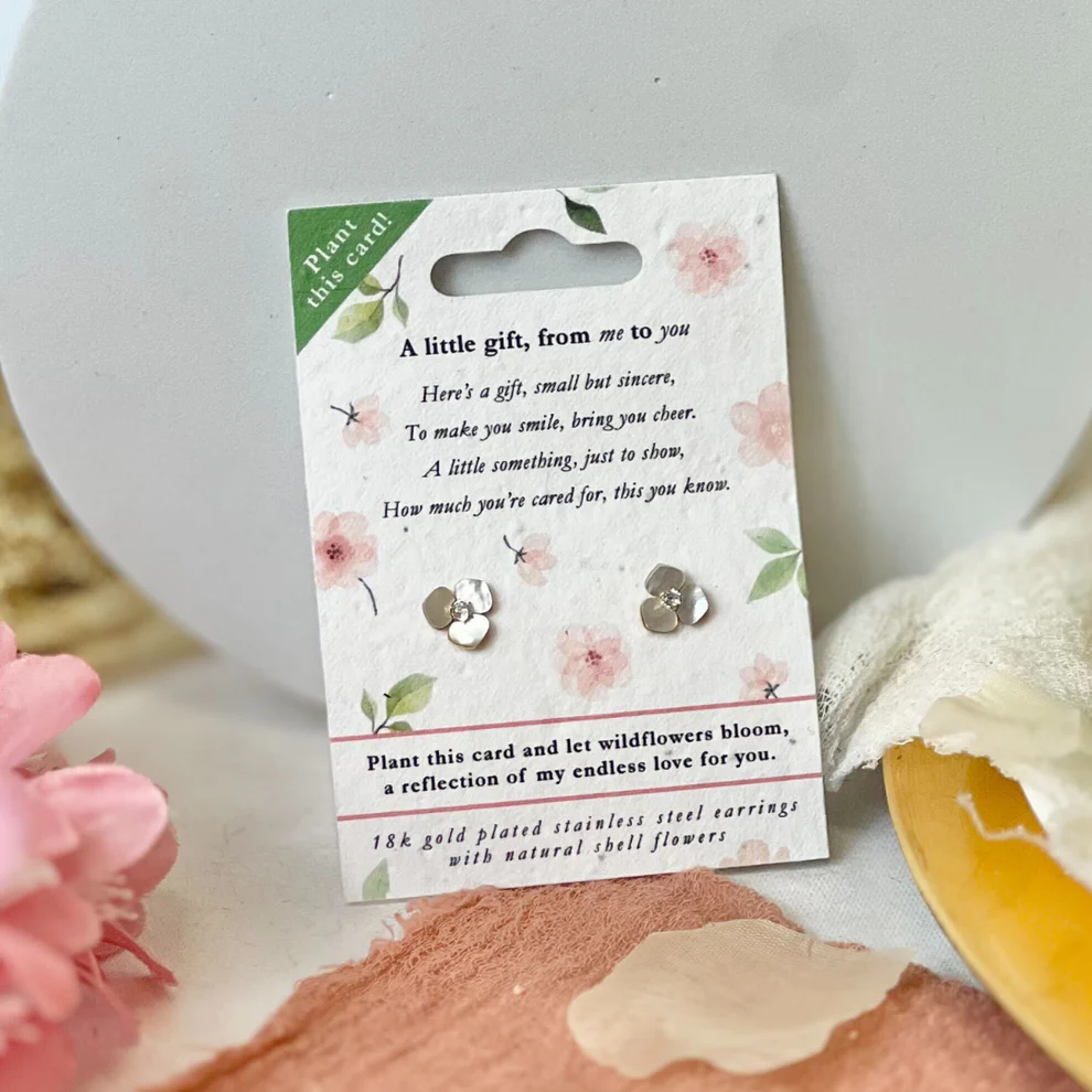 Little Green Gifts Blushing Blooms Earrings - More Than Just a Gift | Narborough Hall