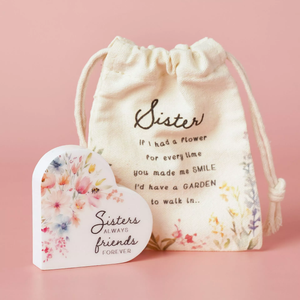 The Cottage Garden Mini Plaque - Sister - More Than Just a Gift | Narborough Hall