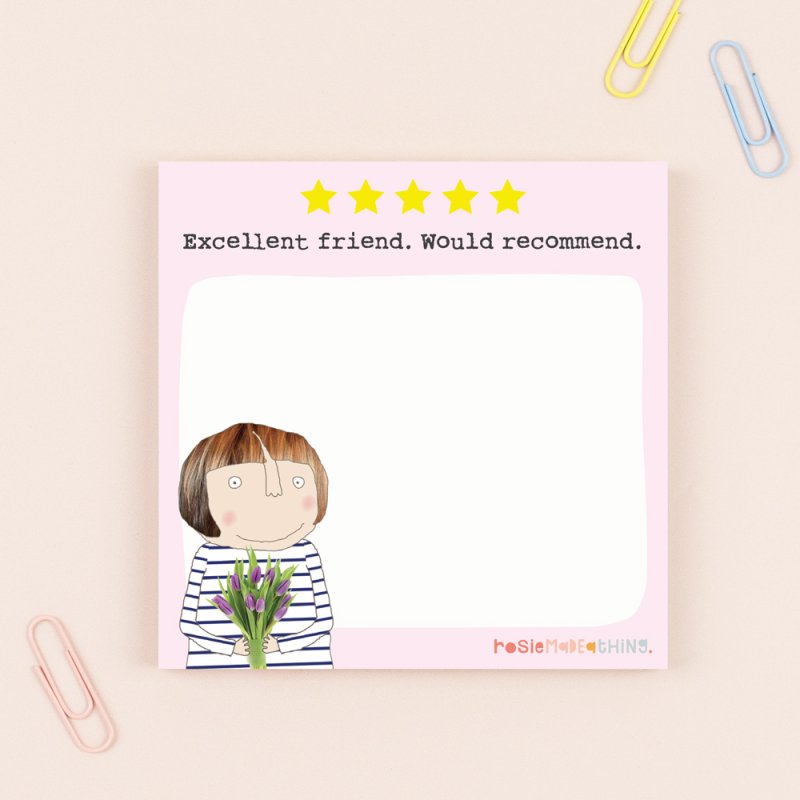 Rosie Made A Thing Five Star Friend Sticky Jots - More Than Just a Gift | Narborough Hall